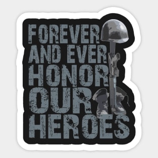 Memorial Day - Honor Our Heroes Sticker